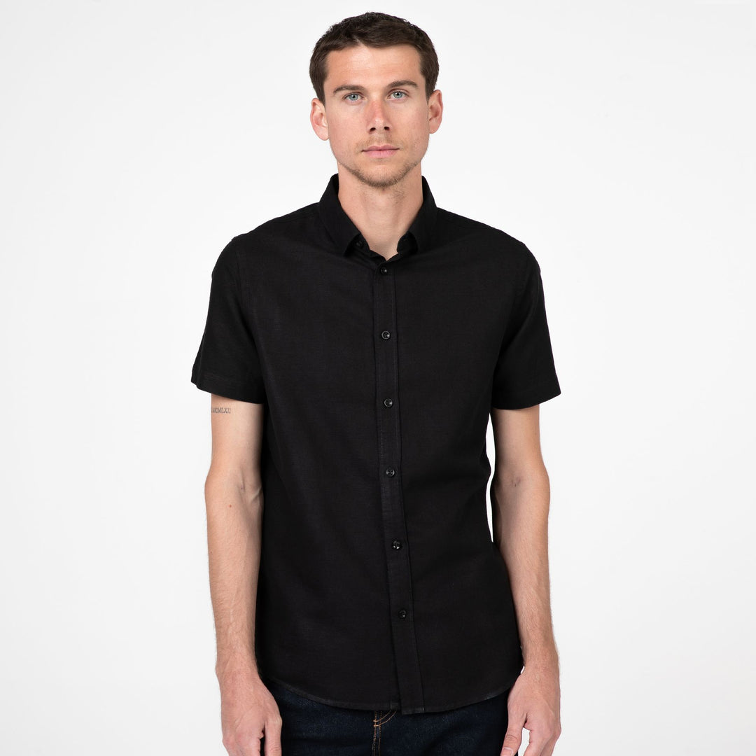 Vustra Bonefire Print Short-Sleeve Shirt – StatelyMen