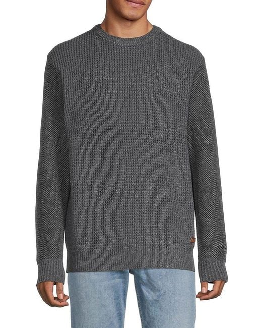 Buffalo Wariner Textured Crew Neck Sweater – StatelyMen
