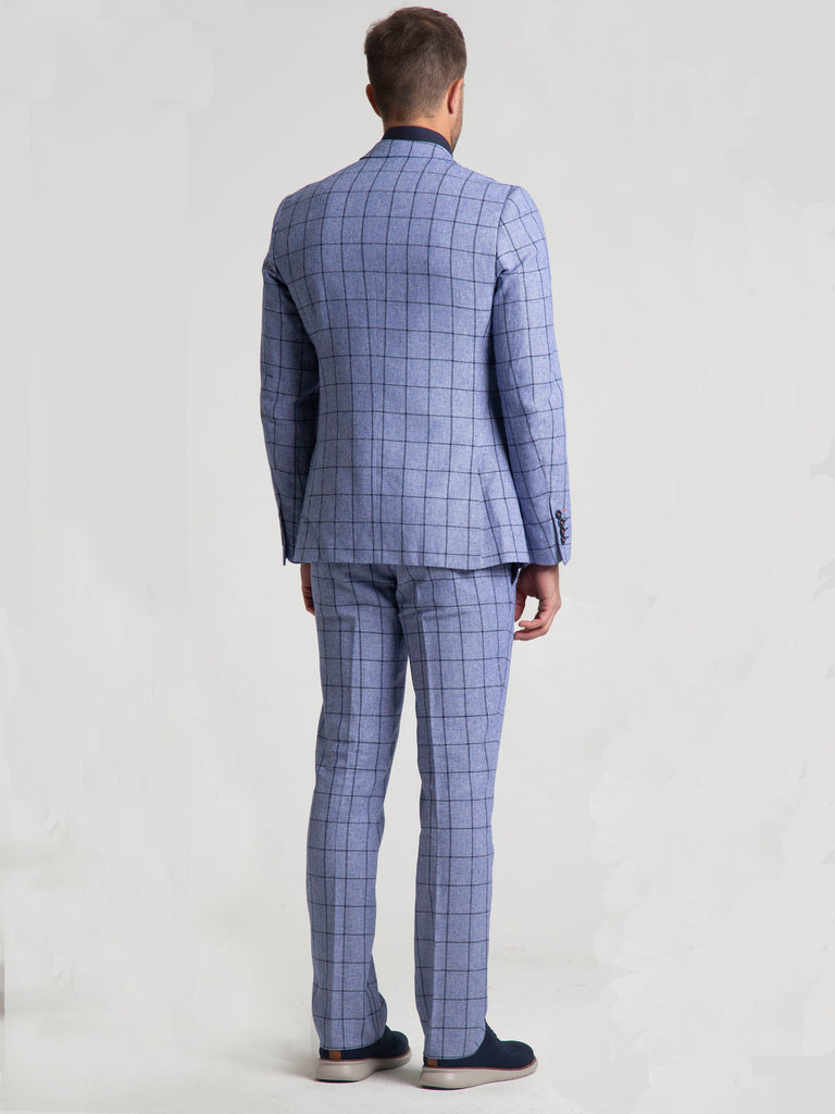 Paisley & Gray Ashton Peak Blue Window Suit