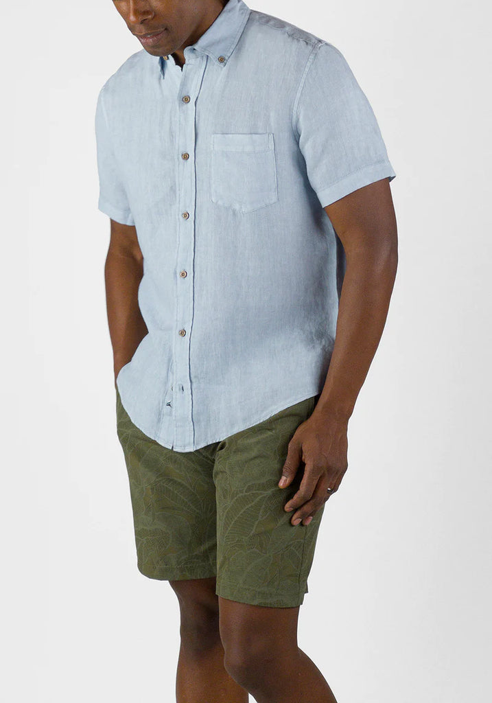 Tailor Vintage Puretec Linen Short Sleeve Shirt – StatelyMen