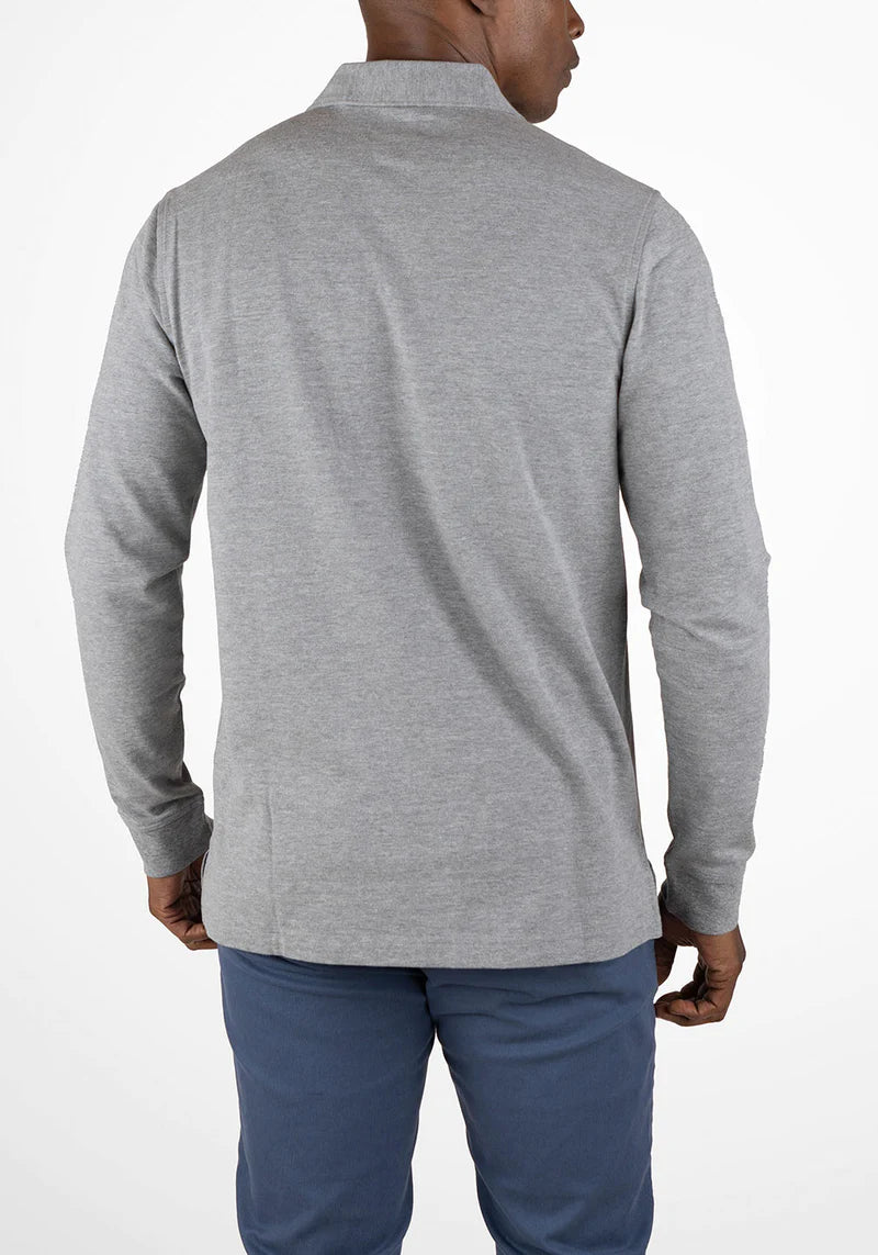 Grey Heather Pique
