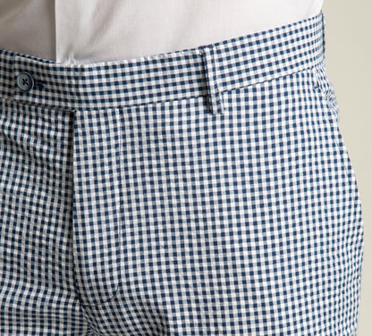 Navy White Gingham